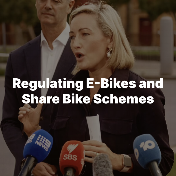 Regulating E-Bikes and Share Bike Schemes