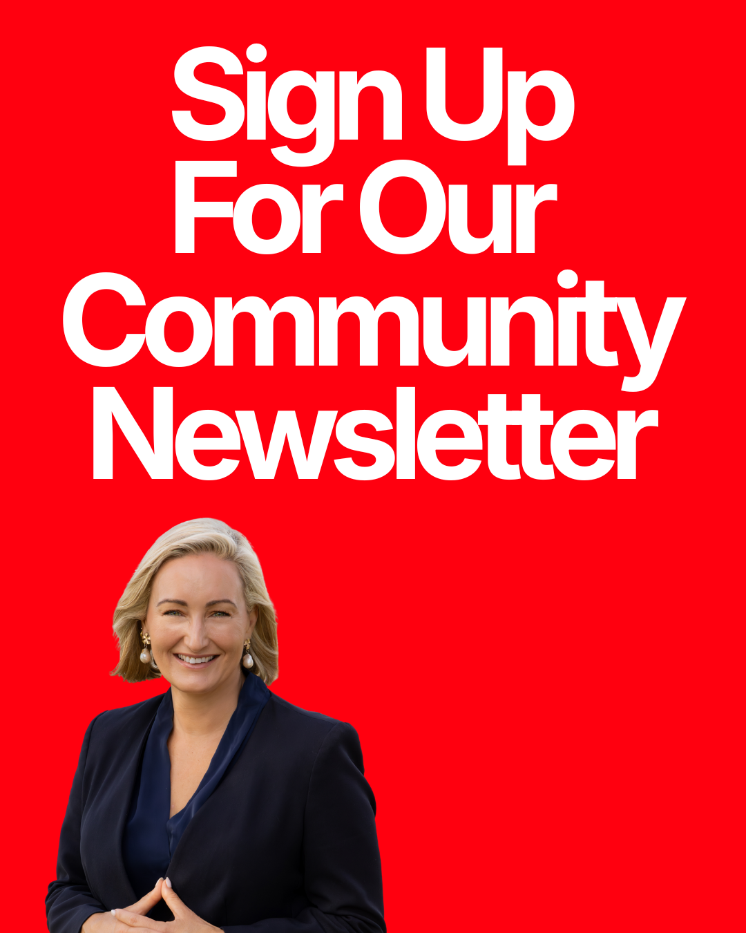 Sign up to our community newsletter